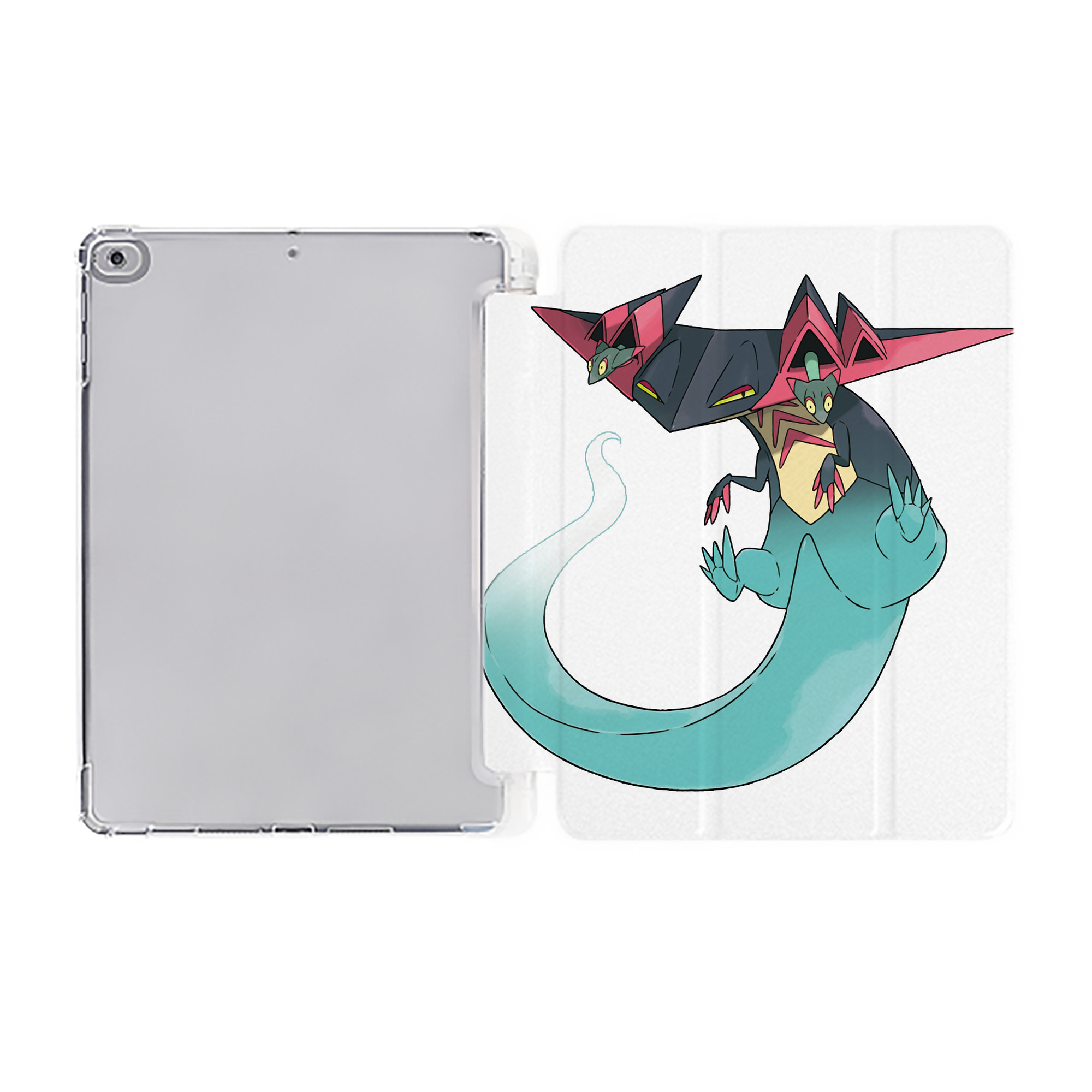 （画像用） ポケットモンスター Pokémon IPad ケース ペン収納付き 三つ折りスタンド PUレザー×シリコン 対応機種9.5/10.5/10.9インチ